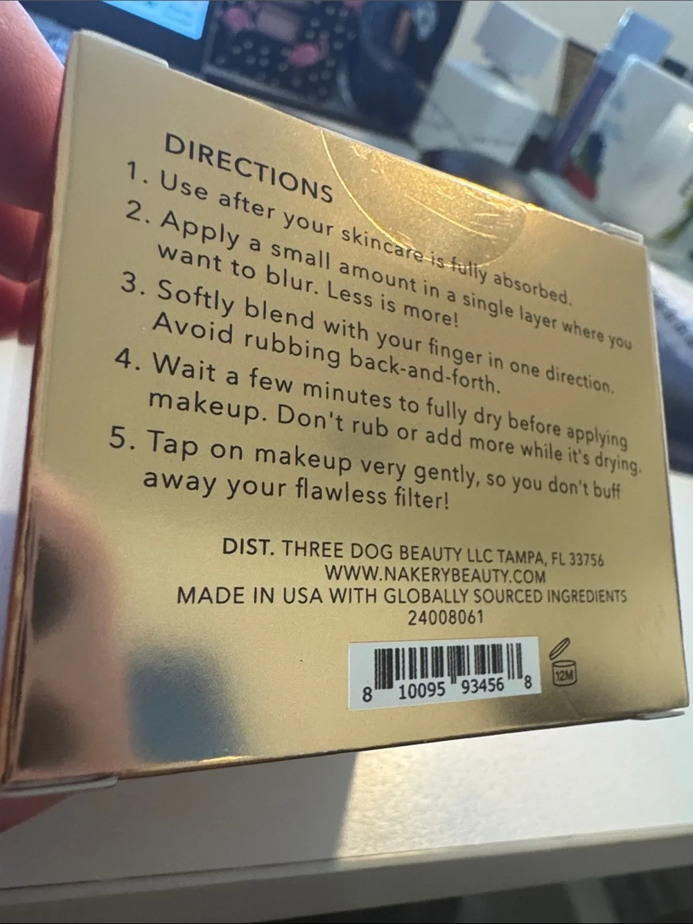 NAKERY Pave the Way Flawless Filter Wrinkle Filler - NWT